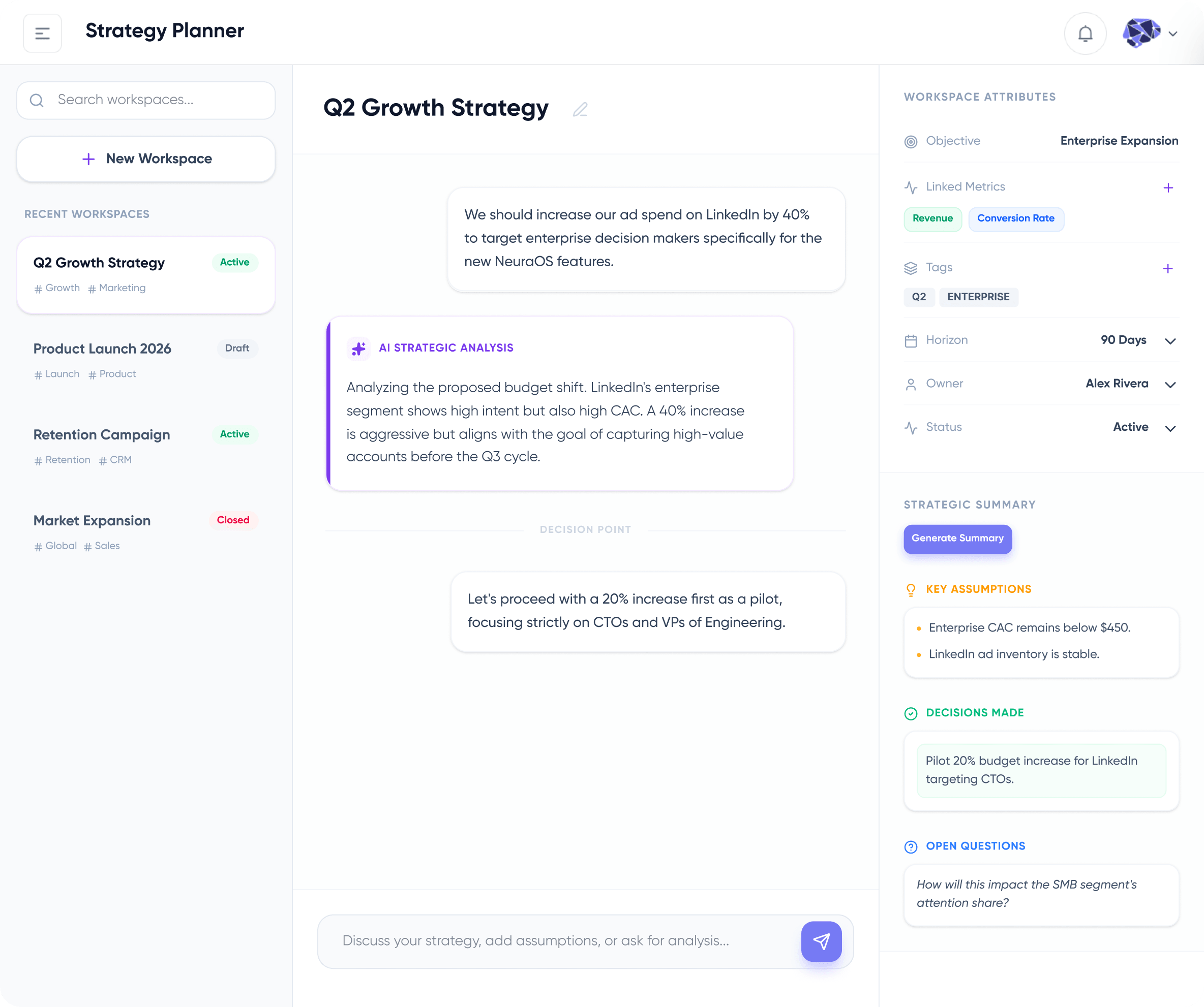 Strategy Planner